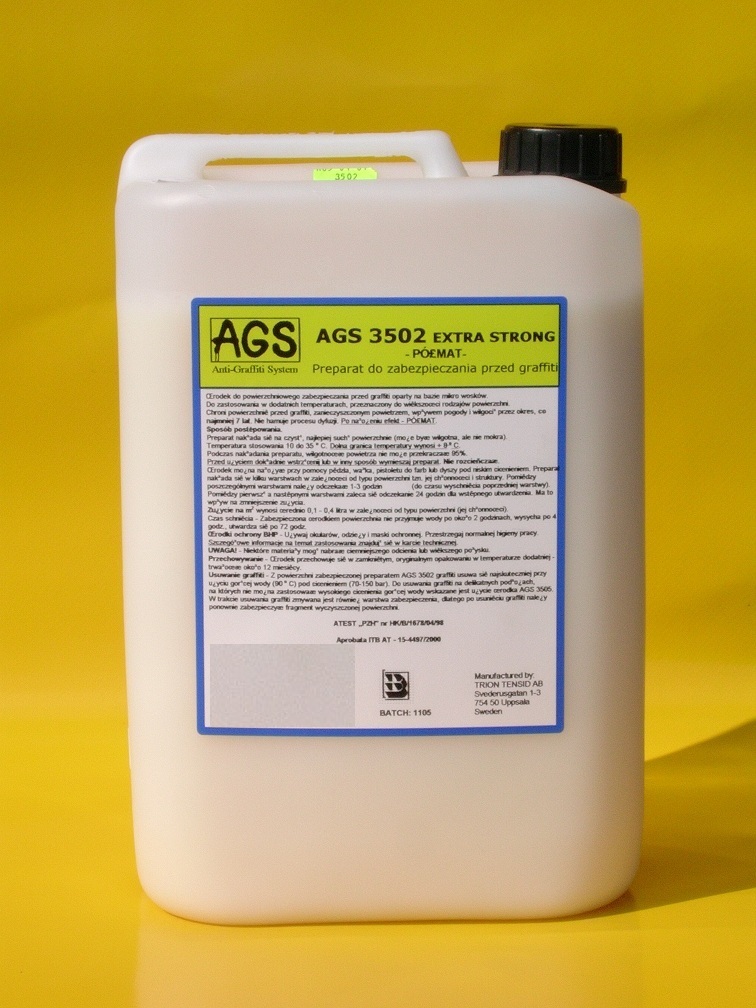 Preparaty do zabezpieczania przed graffiti. Anti Graffiti System