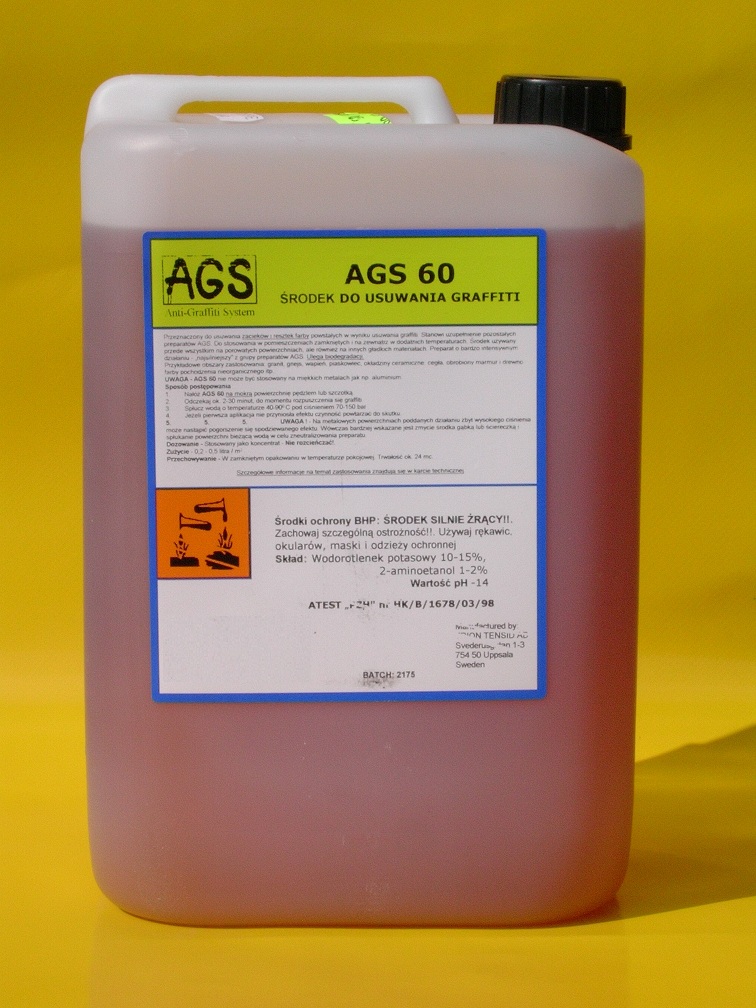 Preparaty do usuwania graffiti. Anti Graffiti System