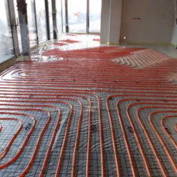 Ogrzewanie podłogowe na systemie Giacomini.