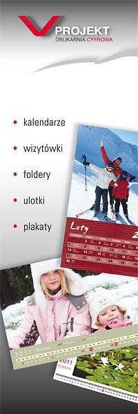 Wydruk kalendarza z programu do samodzielnej edycji online!