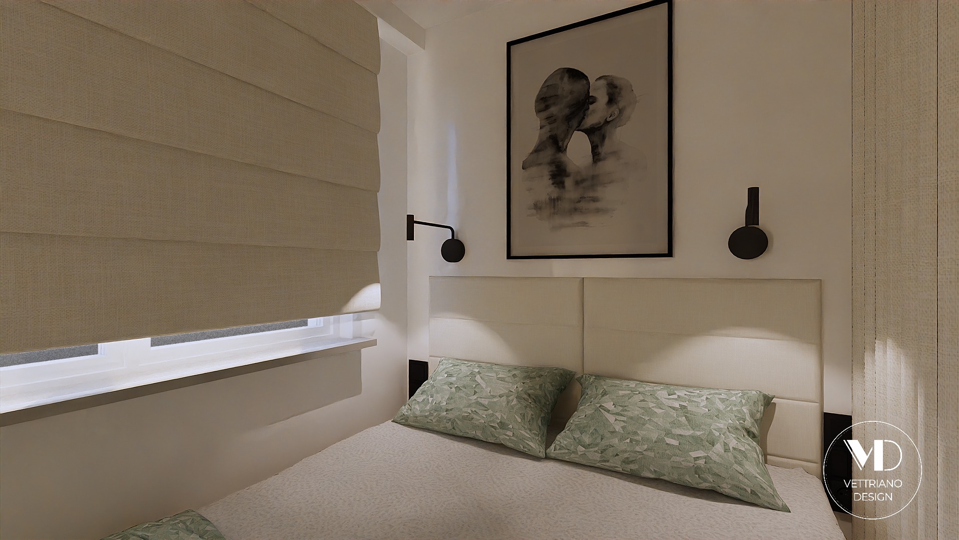 Sypialnia / Projekt kompleksowy mieszkania w Krakowie