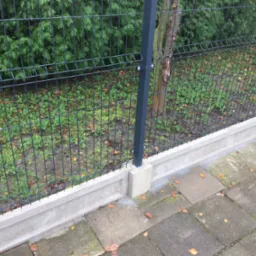 Ogrodzenie panelowe na podmurówce