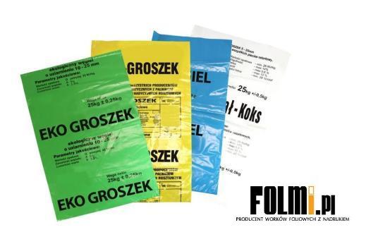 worki na węgiel, na ekogroszek