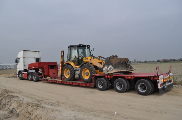Transport koparek z Niemiec