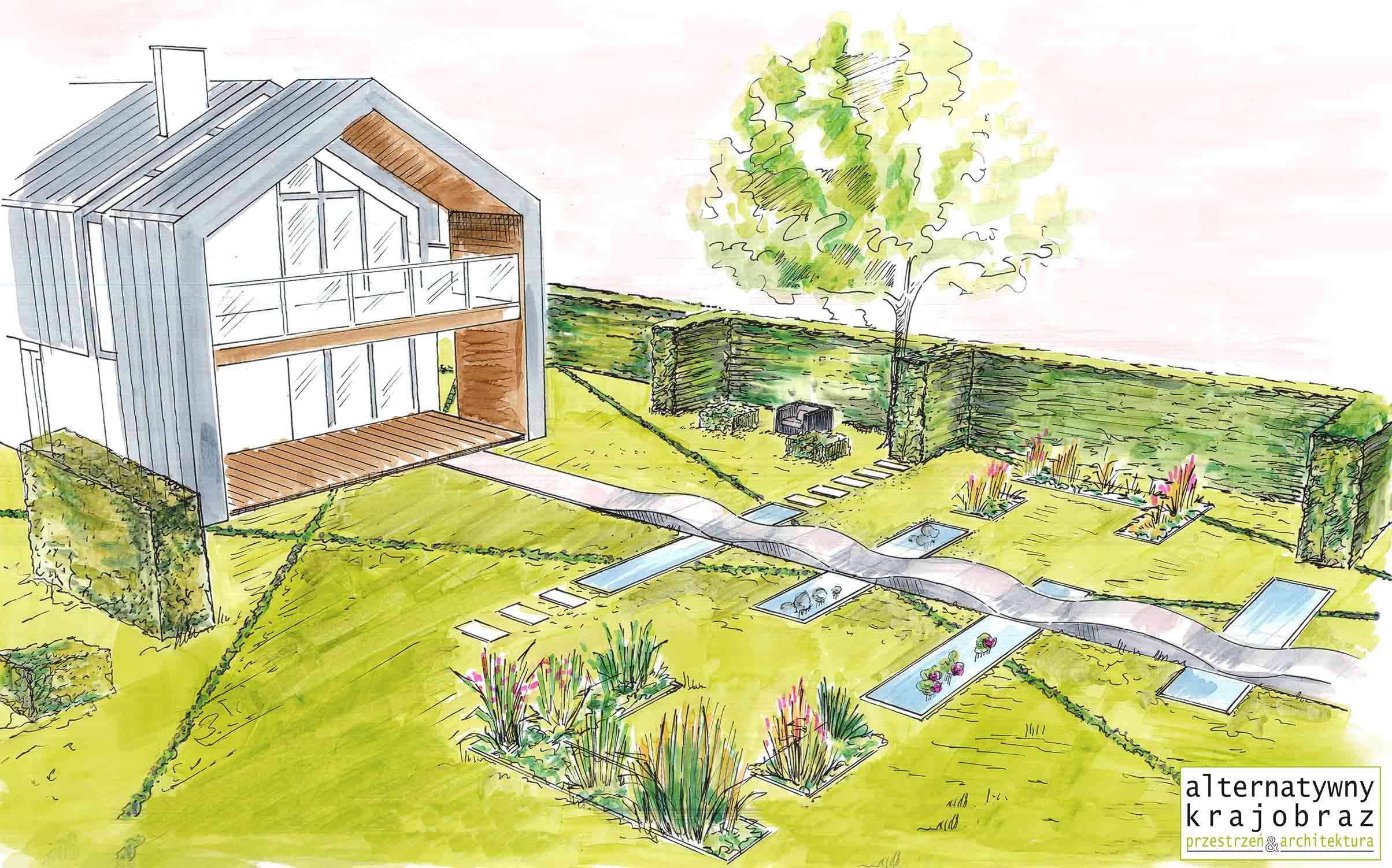 Projektowanie oraz wykonywanie ogrodów