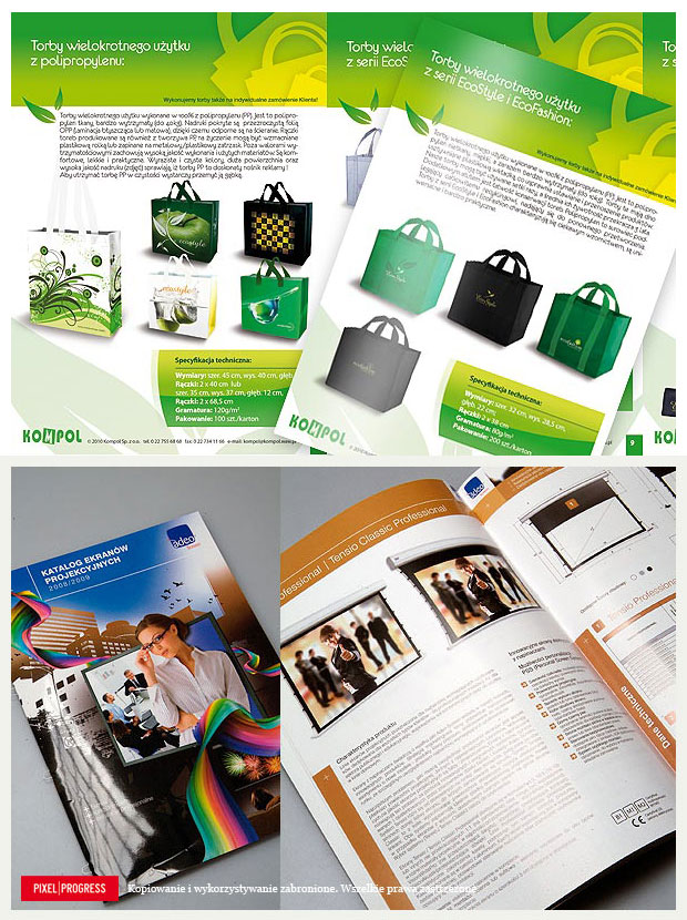 Katalogi, foldery reklamowe