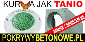 Pokrywy betonowe na studnie na szambo z dostawa i roladunkiem pod dom