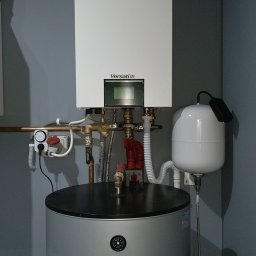 Zamontowana pompa ciepła Gree 

