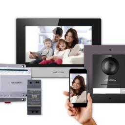 Wideodomofony IP Hikvision z obsługą zdalną przez aplikację Hik-Control