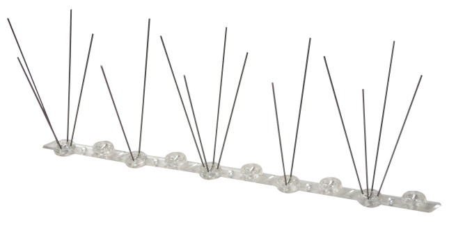 Listwa z kolcami przeciw ptakom, system BirdSystem, zabezpieczenie przed gołębiami, Piastów.