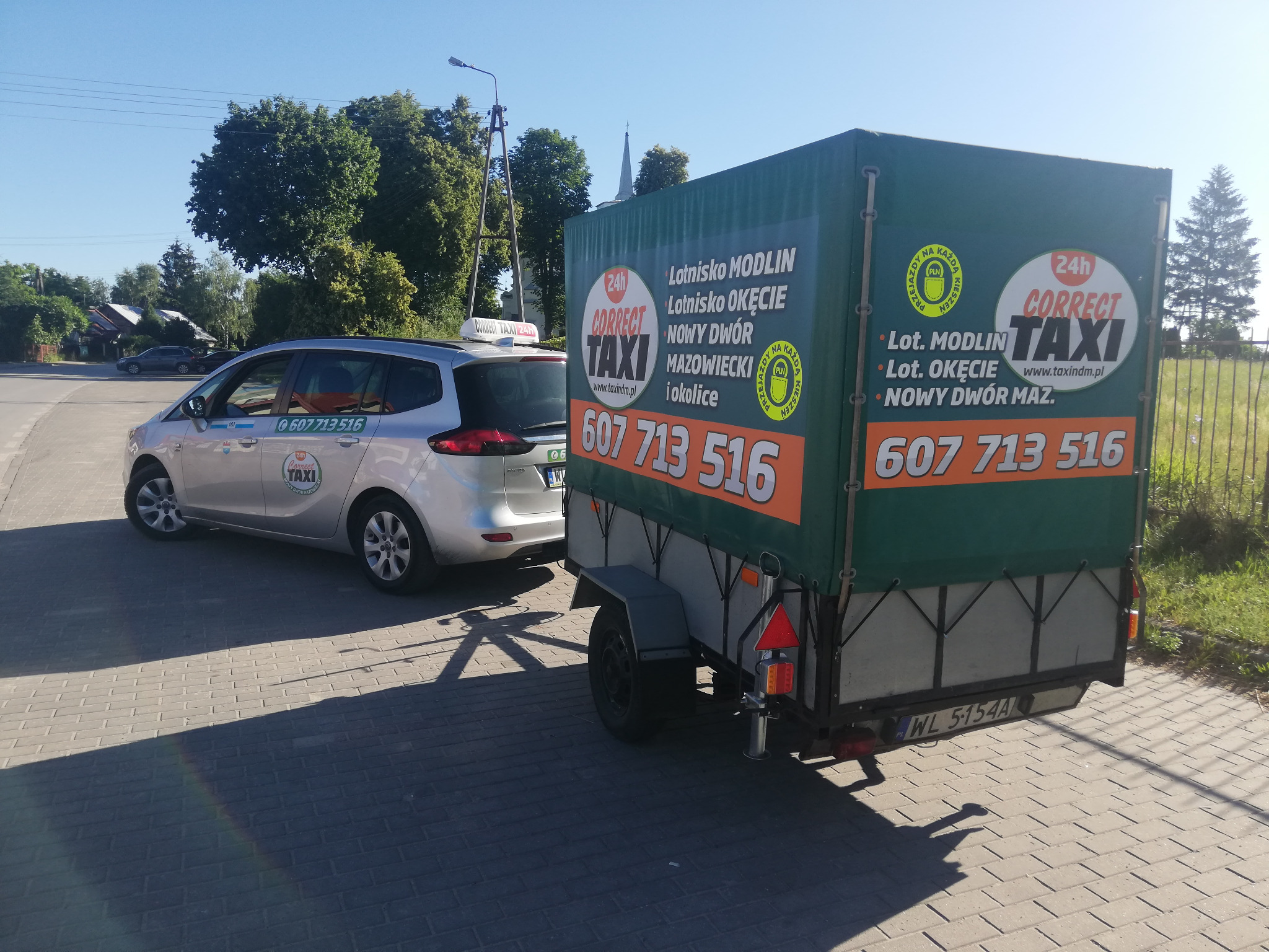 Zestaw do przewożenia gabarytów.