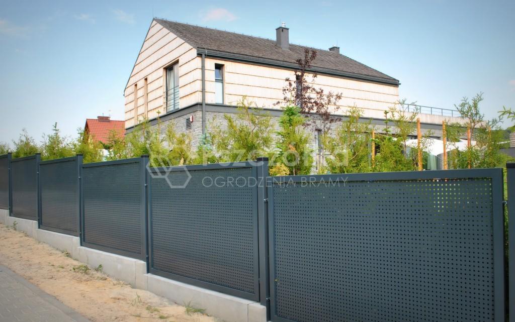 Nowoczesne ogrodzenia z blachy perforowanej Kraków Bochnia Tarnów Niepołomice