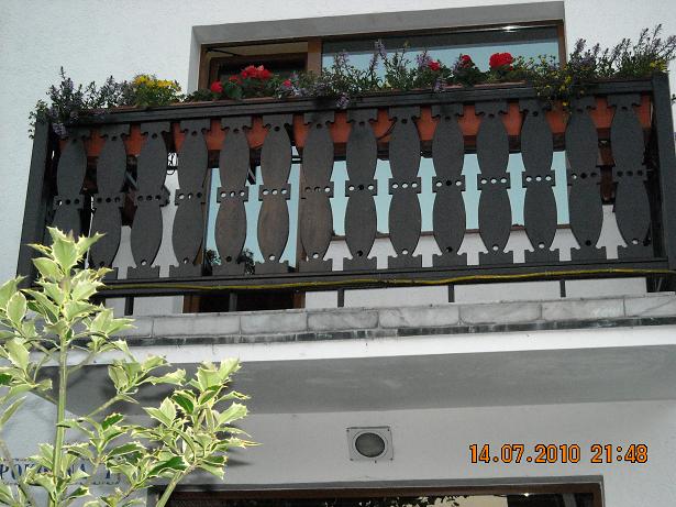 Ogrodzenia, Balustrady z Drewna