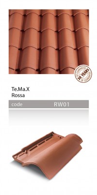 dachówka włoska cotto possagno temax rossa