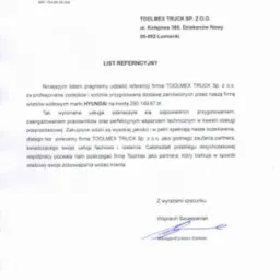 Referencje Hamburger Recycling Polska Sp. z o.o.