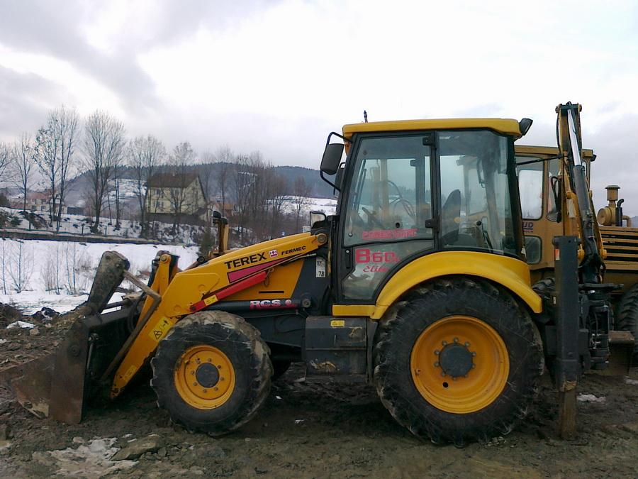 Prace Ziemne Mini-Koparka Koparko-ładowarka