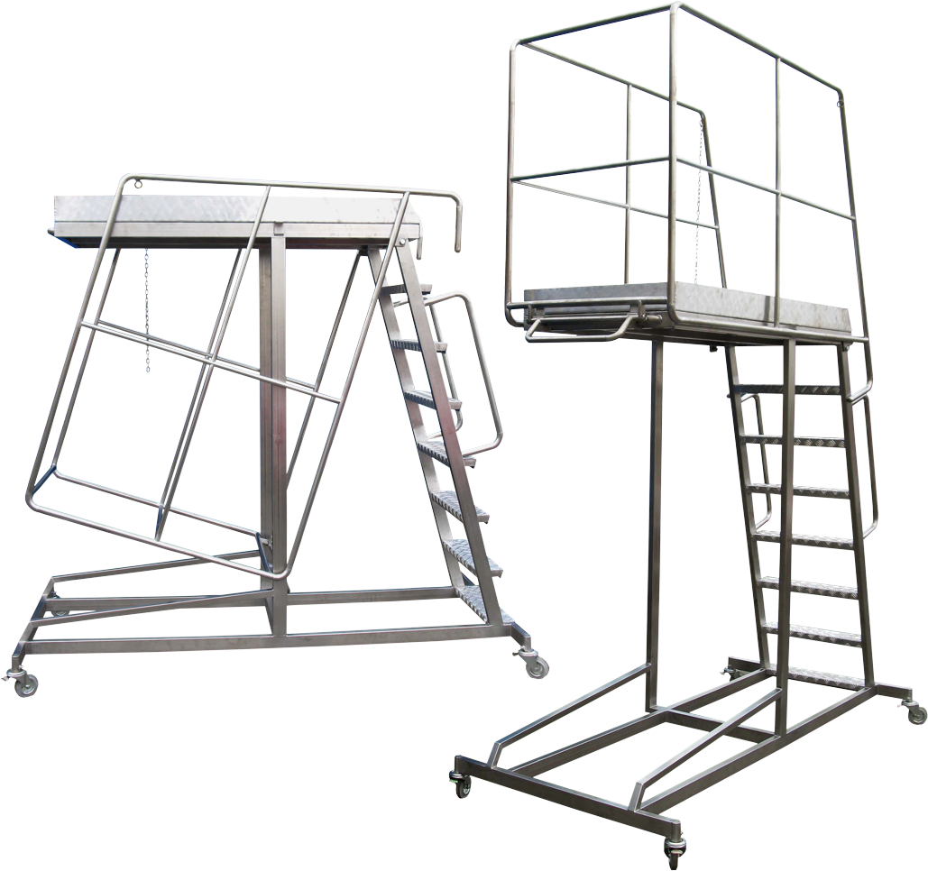 Mobilny podest składany