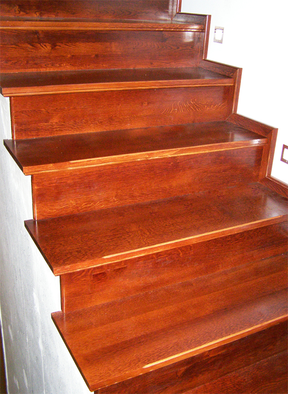 Schody, Stopnie Dębowe, Bukowe