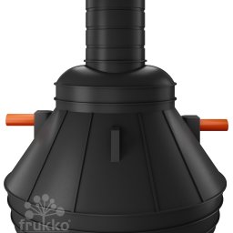 oczyszczalnia typ NEO z regulowaną teleskopowo nadbudową . Płytkie do montażu.