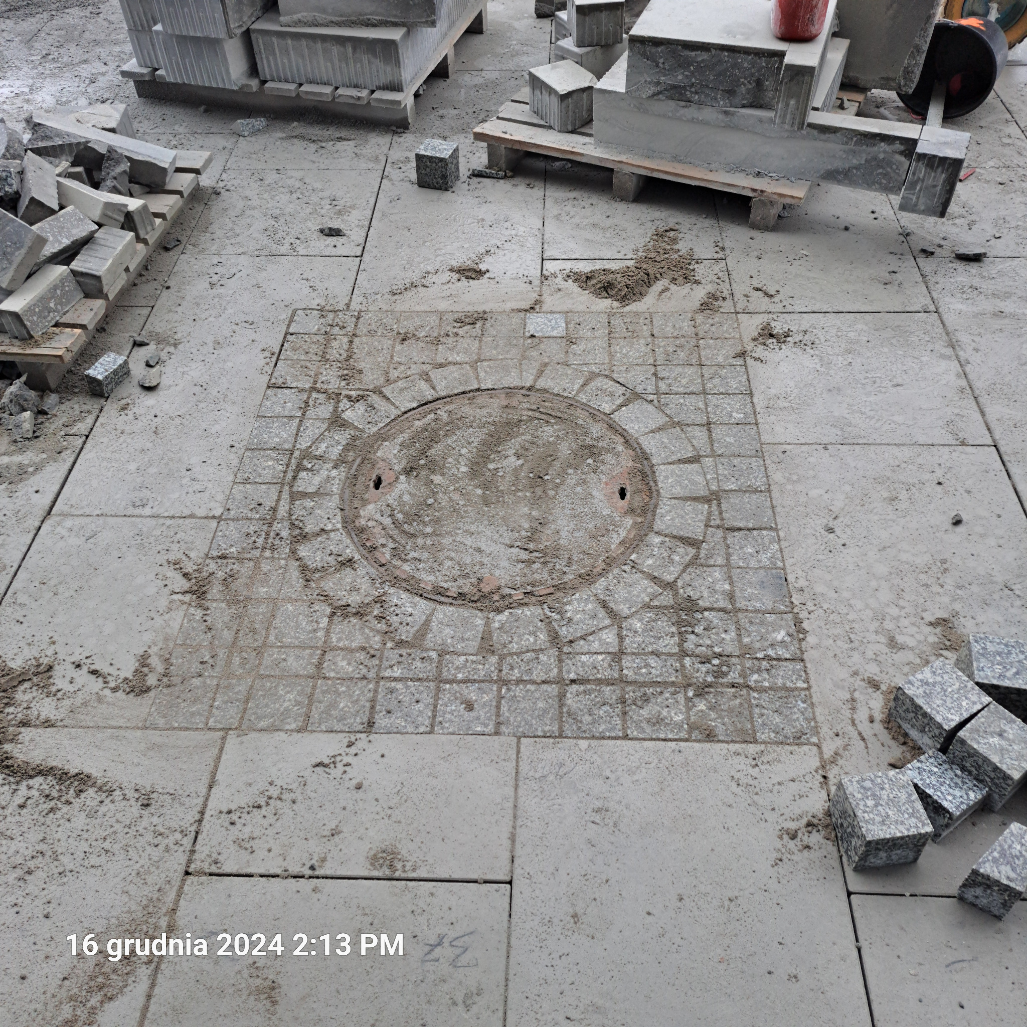 Nawierzchnia z płyt betonowych