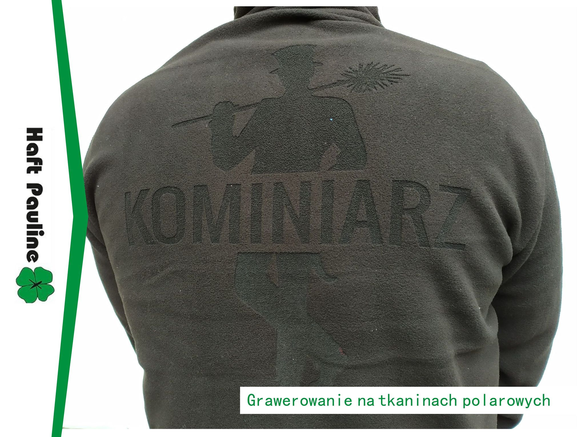 Grawerowanie w materiałach ręcznikach polarach