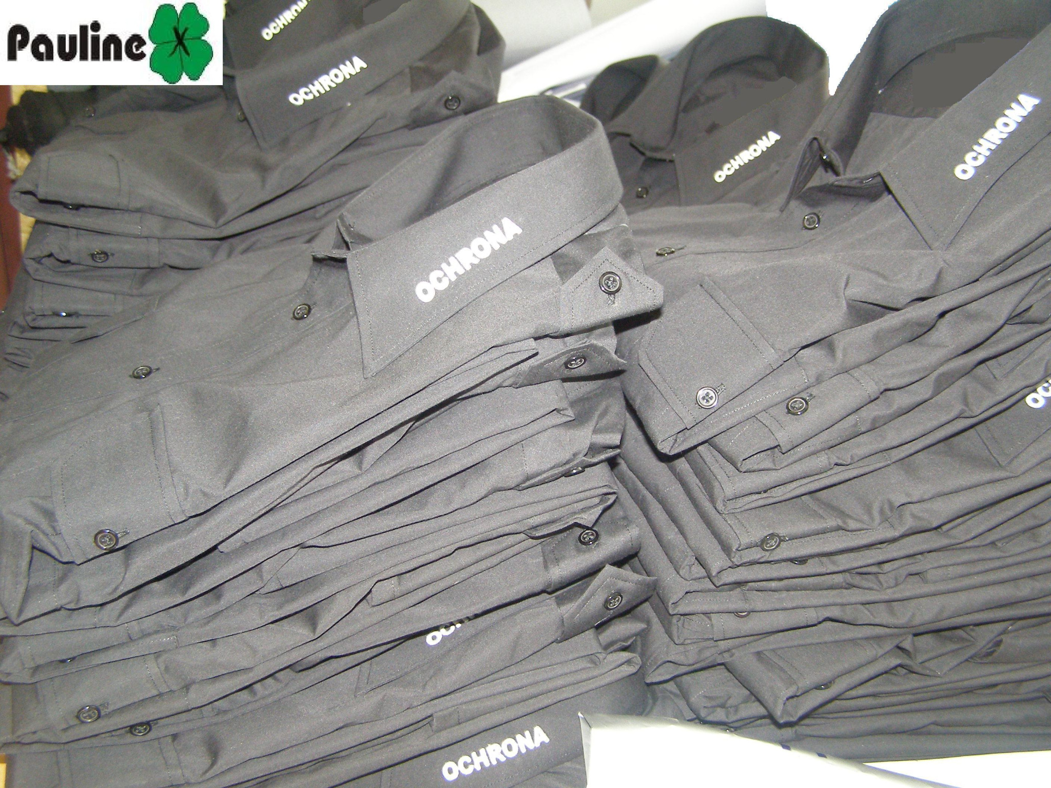 Haft na wyrobach gotowych kołnierzyki haftowane