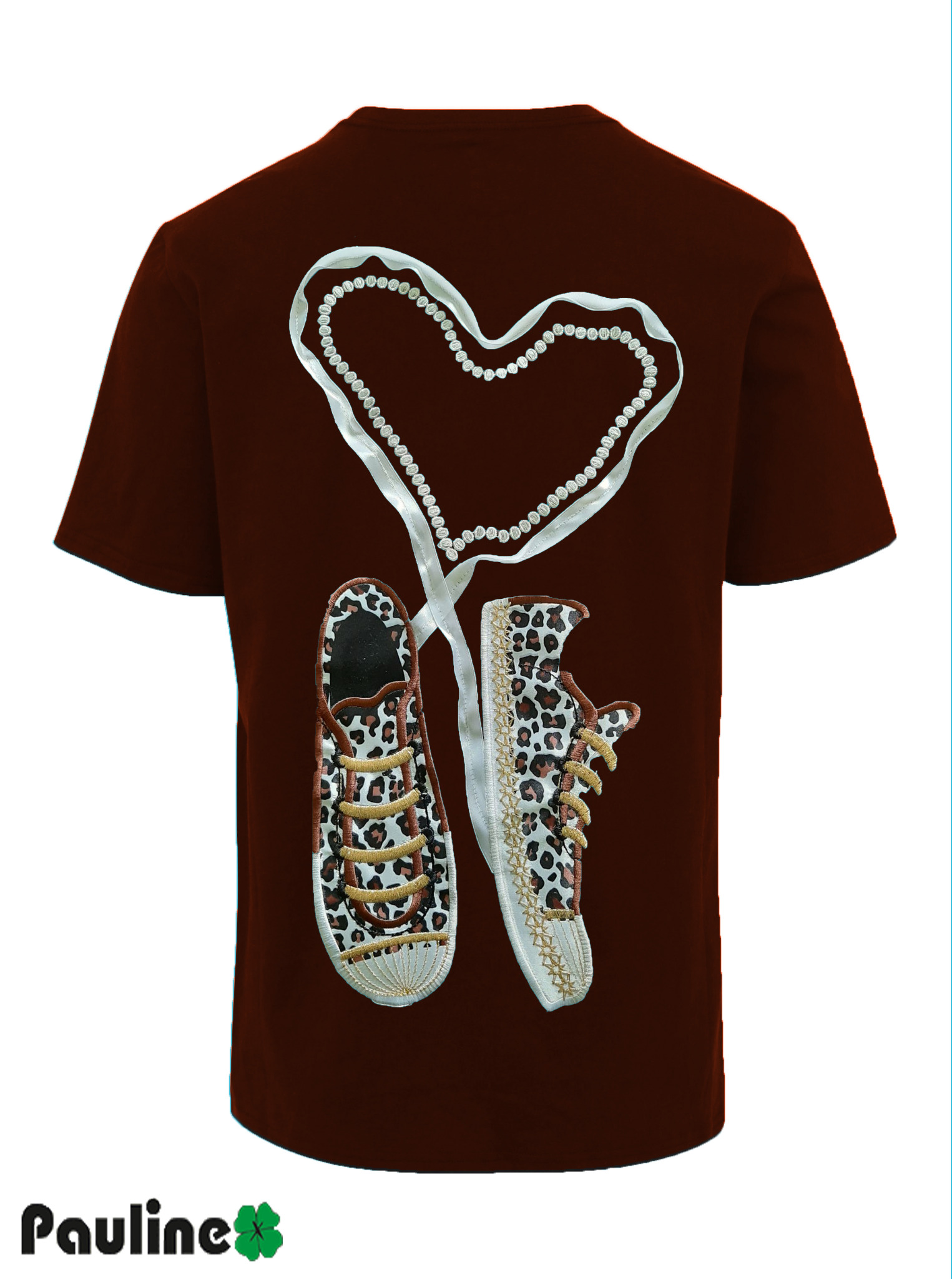 Haft połączony z tasiemką i nadrukiem