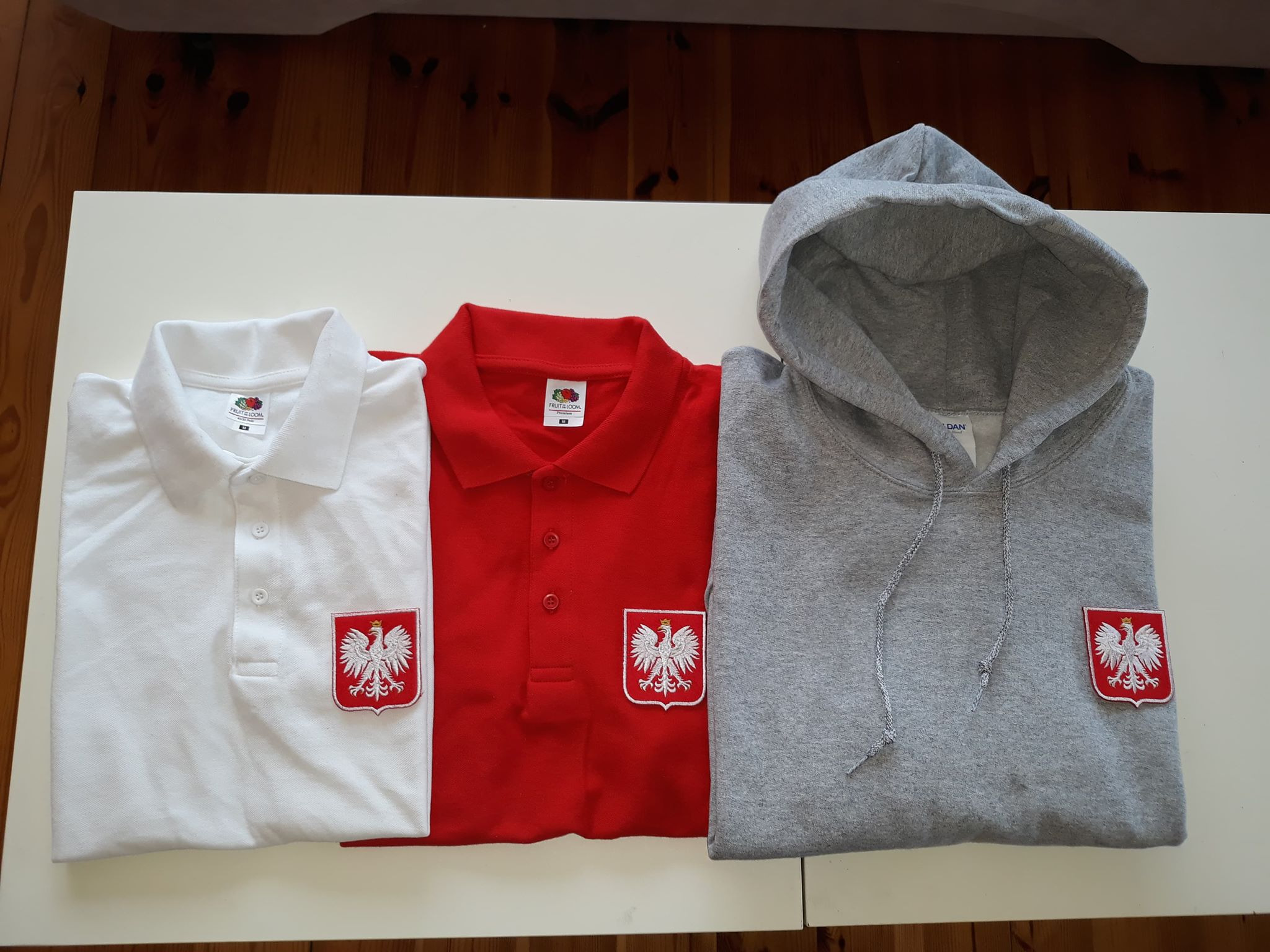 Bluzy haftowane koszulki z naszywką Hafciarnia Paulinex