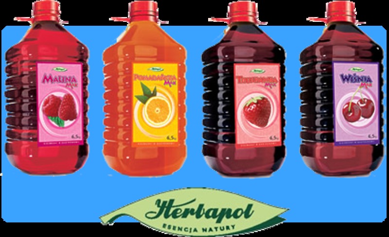 Syropy Herbapol 5 litrowe.