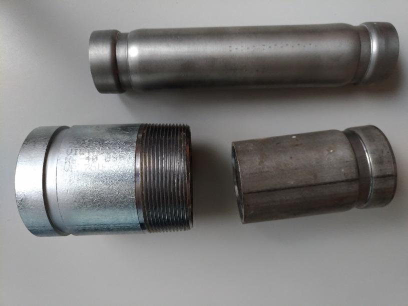 Króćce, nyple rowek/rowek, rowek /gwint, rury rowkowane