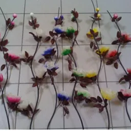 kWIATY Z LIŚCI KUKURYDZY