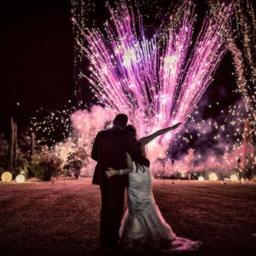 Wyjątkowy pokaz fajerwerków na wesele