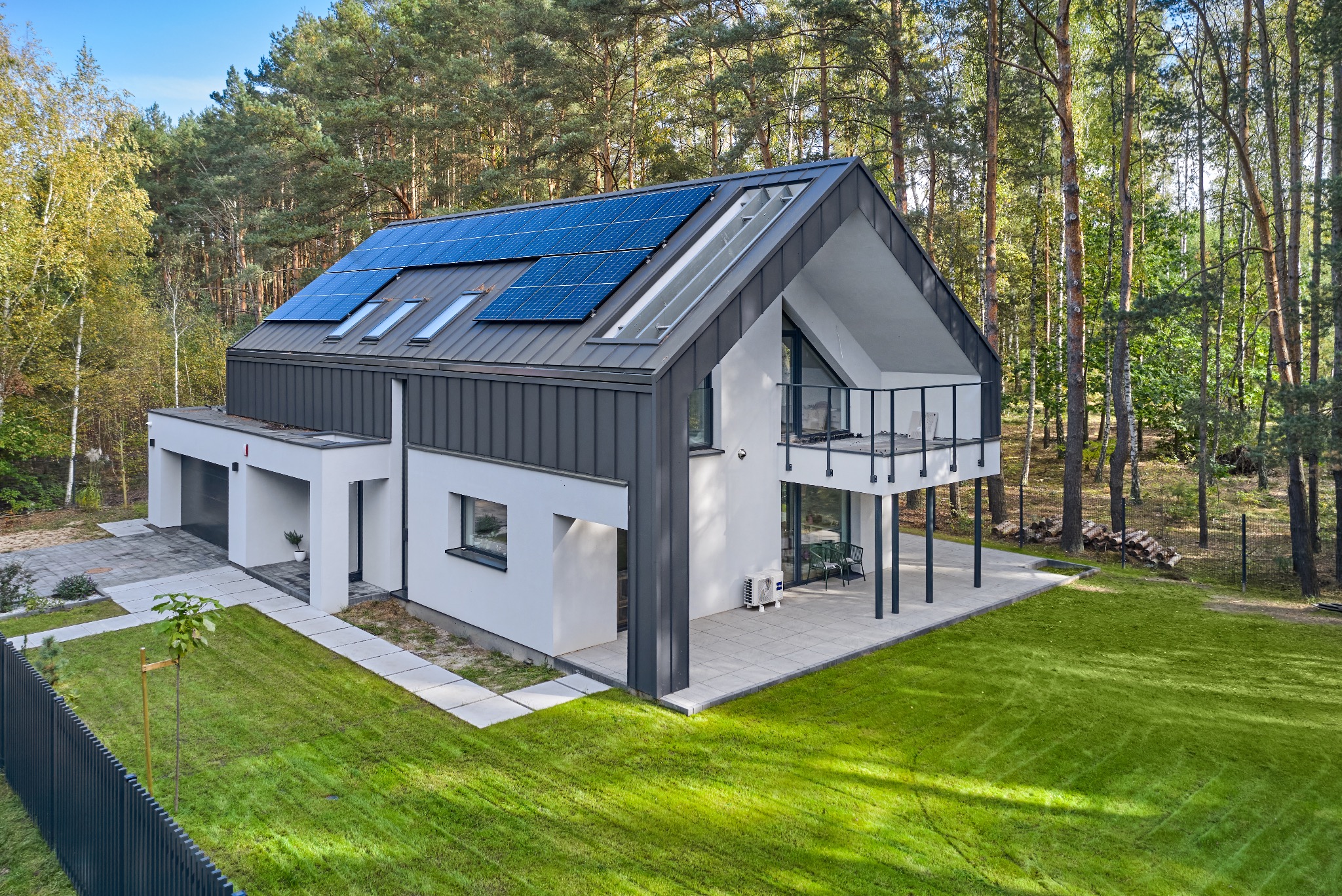 Lokalizacja: Strzeniówka. Biuro Projektowe: NF15 Zakres prac: Stan surowy + stan deweloperski