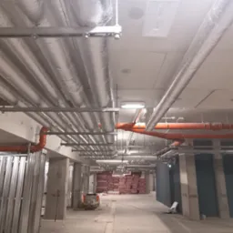 Instalacje w hali garażowej