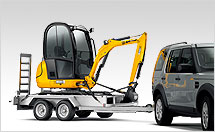 minikoparka koparka prace ziemne transport wywrotka