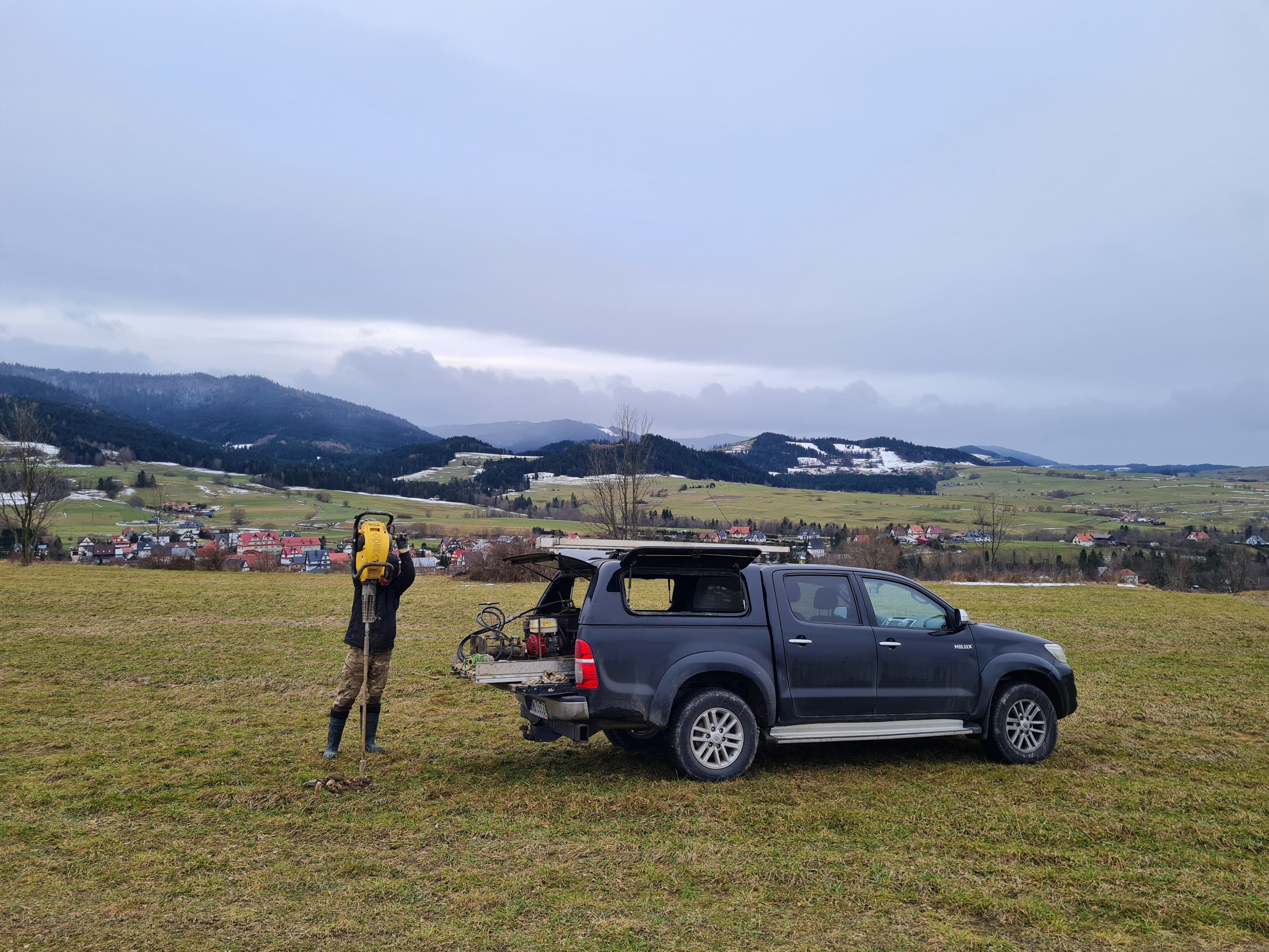 Wiercenia geotechniczne Beskidy