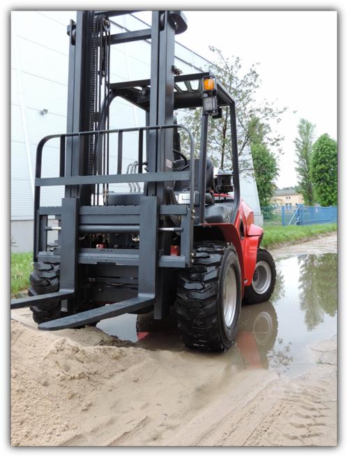 Wózek terenowy -trudny teren