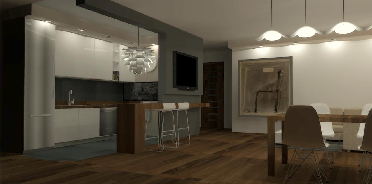 Projektowanie wnętrz salonu