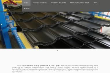 EuroCentrum Blachy. Blachodachówka, gąsiory, akcesoria dachowe. Produkcja i sprzedaż - Cieśla Promna Kolonia 58