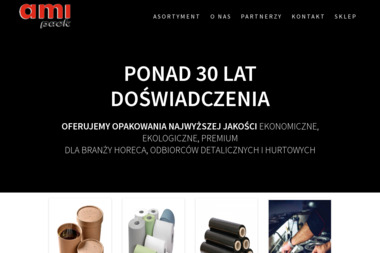 Ami-Pack. Grupa PAK-POL. Opakowania jednorazowe, reklamówki, nadruki - Opakowania Bydgoszcz