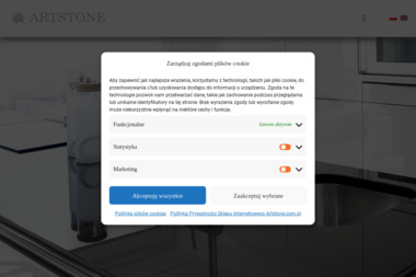Artstone. Marmury, granity, piaskowce - Blaty Marmurowe Macierzysz
