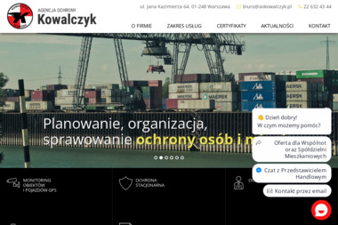 Kowalczyk. Agencja ochrony - Monitoring Przemysłowy Warszawa