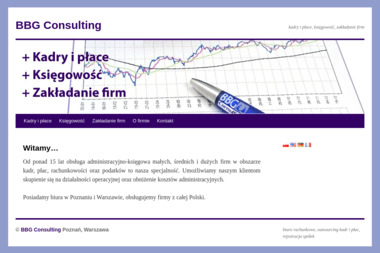 BBG Consulting. Rachunkowość, finanse, doradztwo - Usługi Księgowe Poznań