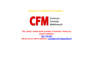 CFM Meble - Meble Drewniane Katowice