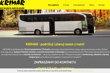 Krimar. Wycieczki, noclegi, transport osobowy - Biuro Podróży Poznań