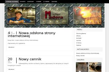 Madera. Skład Magazynowy Wyrobów Hutniczych - Huty szkła Czeladź