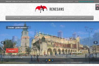 Renesans. Usługi przewodnickie i turystyczne - Oferta Wakacyjna Kraków