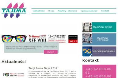 Rydlewska Haft. Dealer maszyn hafciarskich Tajima - Maszyny i urządzenia różne Łódź