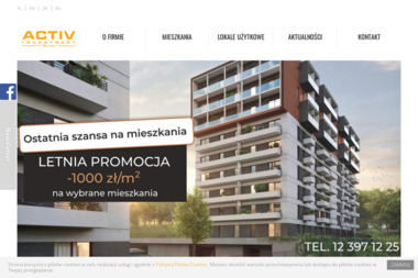 Activ Investment. Sp. z o.o. Mieszkania własnościowe, domy jednorodzinne, lokale użytkowe - Budowa Dom&oacute;w Krak&oacute;w