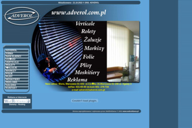 Adverol. Żaluzje, rolety, markizy - Rolety zewnętrzne Warszawa